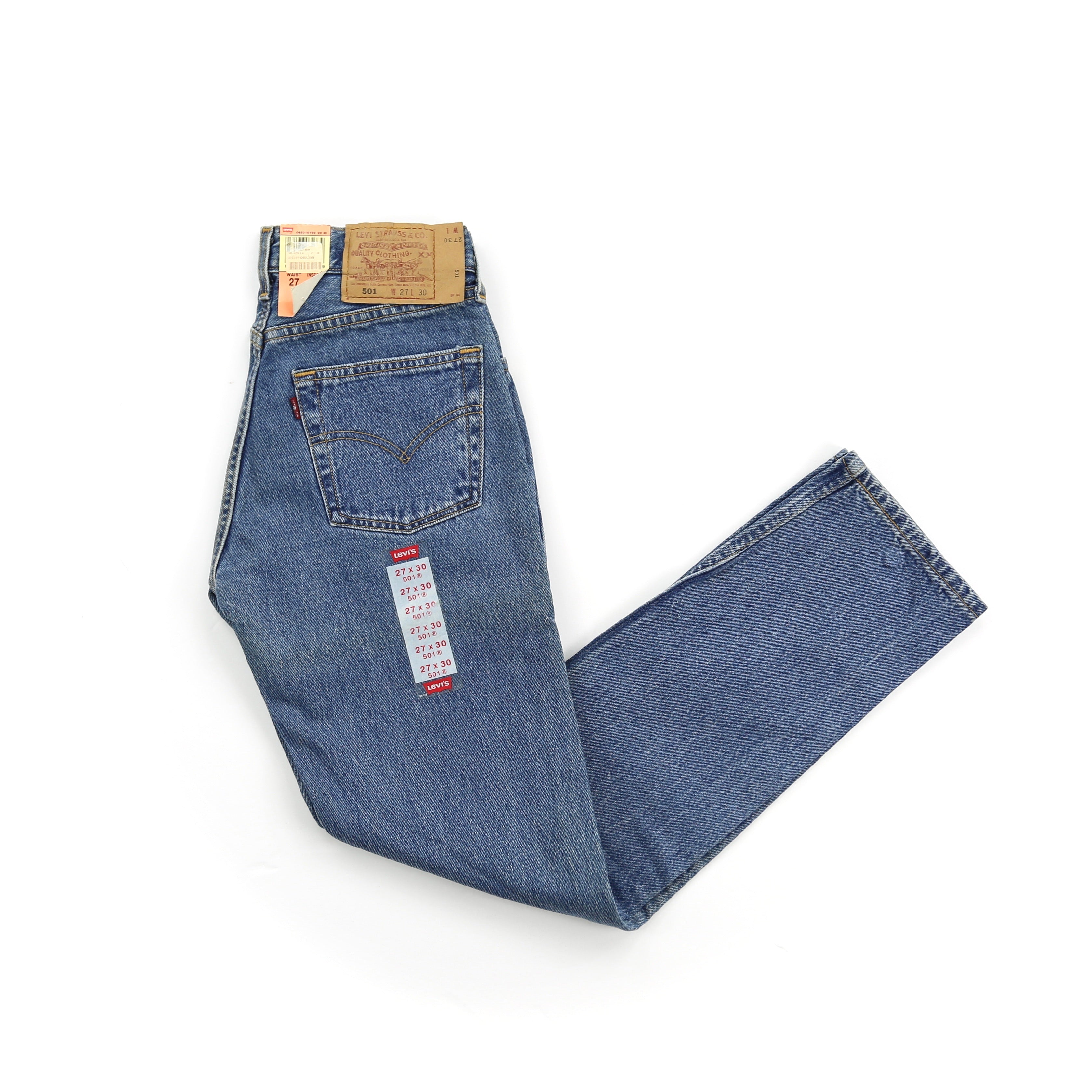 Vintage Levi's Deadstock 501 Medium-Dark Wash Jeans – Denim For Days