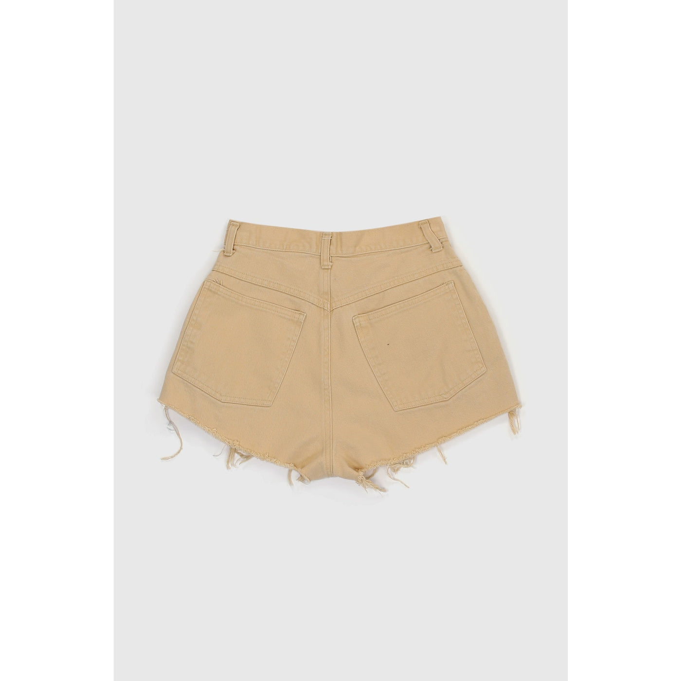 Vintage 90s Tan Distressed Shorts