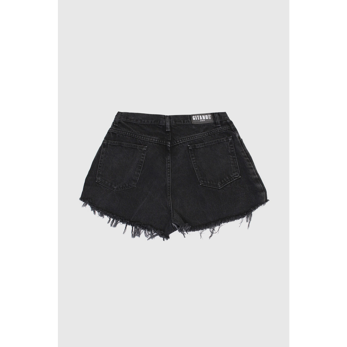 Vintage 90s Black Distressed Shorts