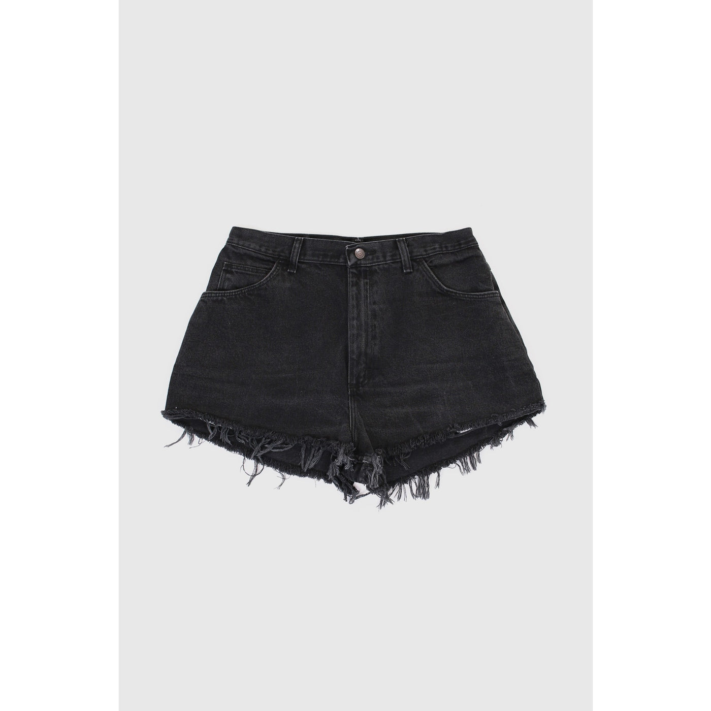 Vintage 90s Black Distressed Shorts