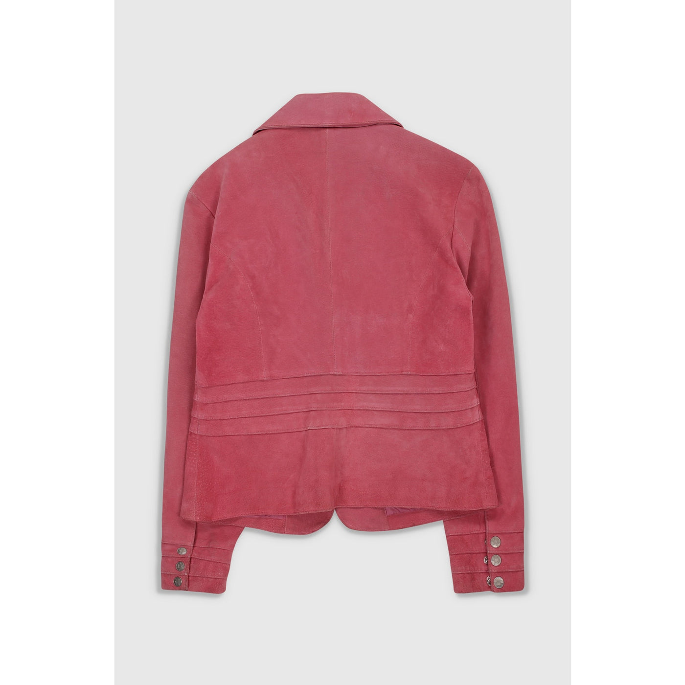 Vintage Y2K Pink Pleather Jacket