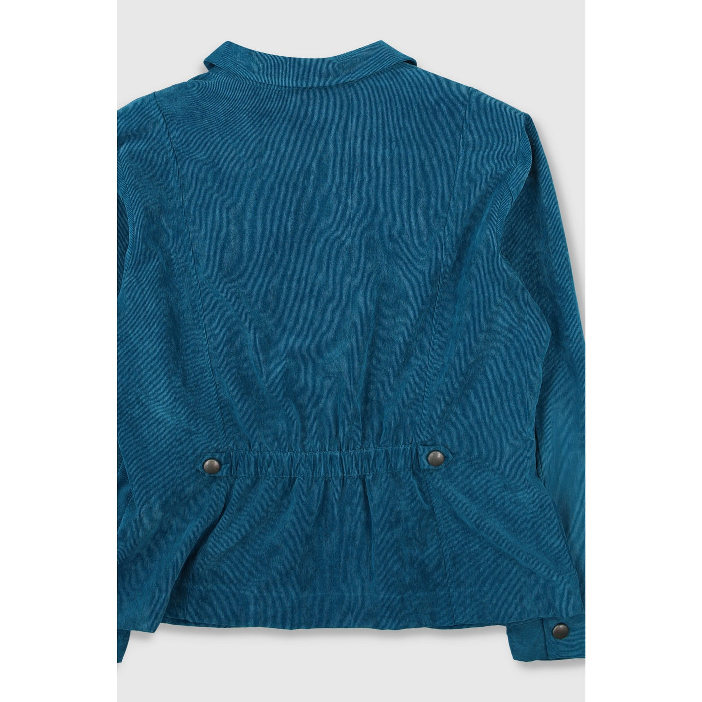 Vintage 90s Blue Corduroy Coat