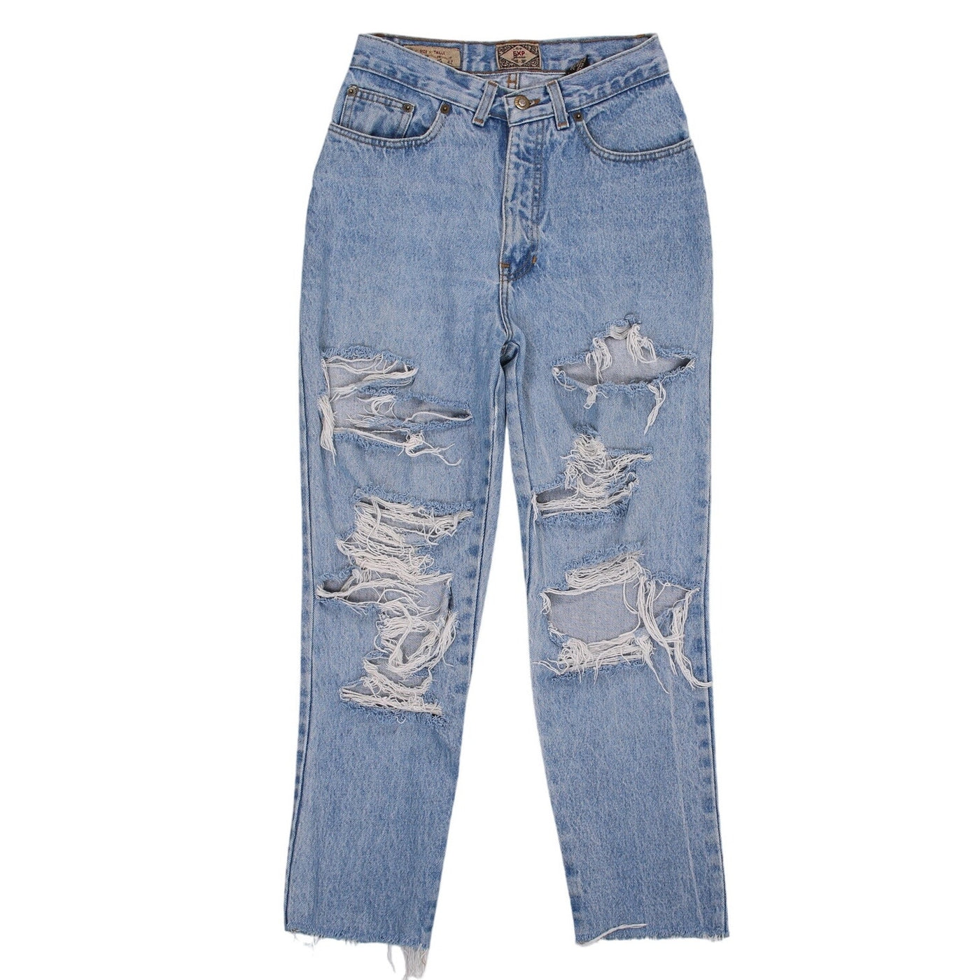 Vintage 90s Light Wash Distressed Jeans