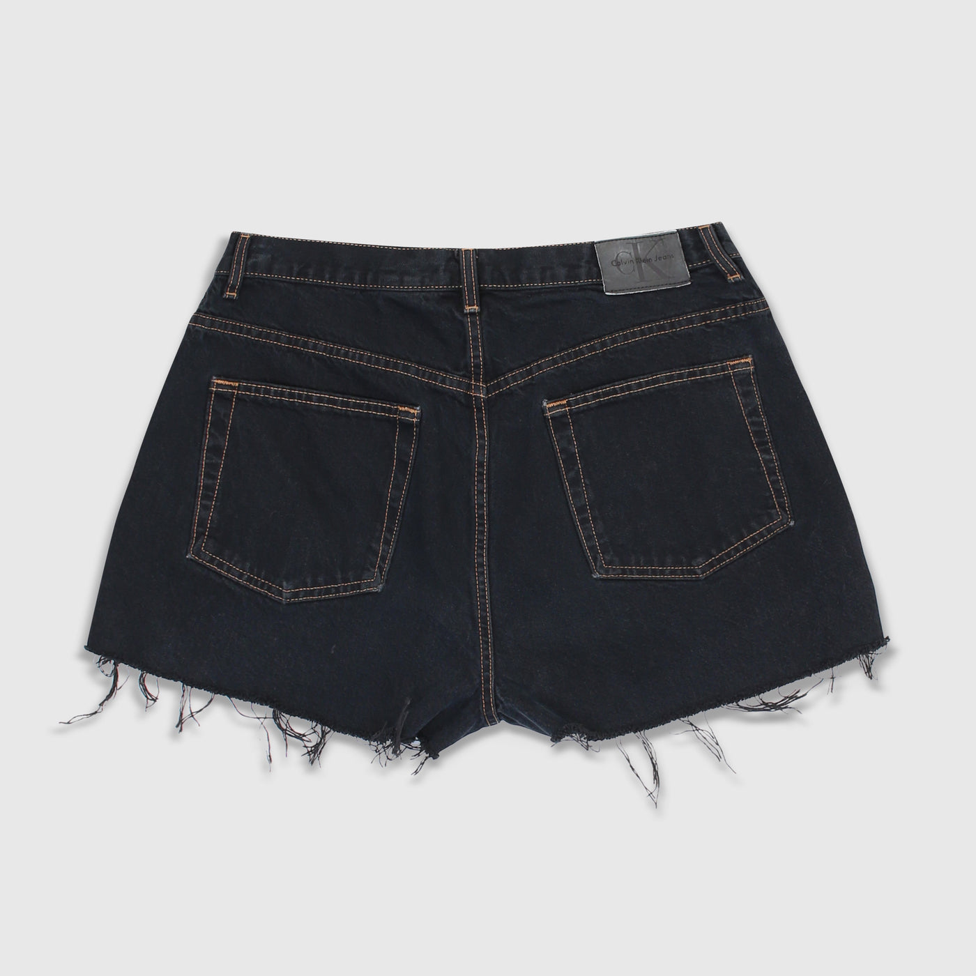 Vintage 90s Black Denim Shorts