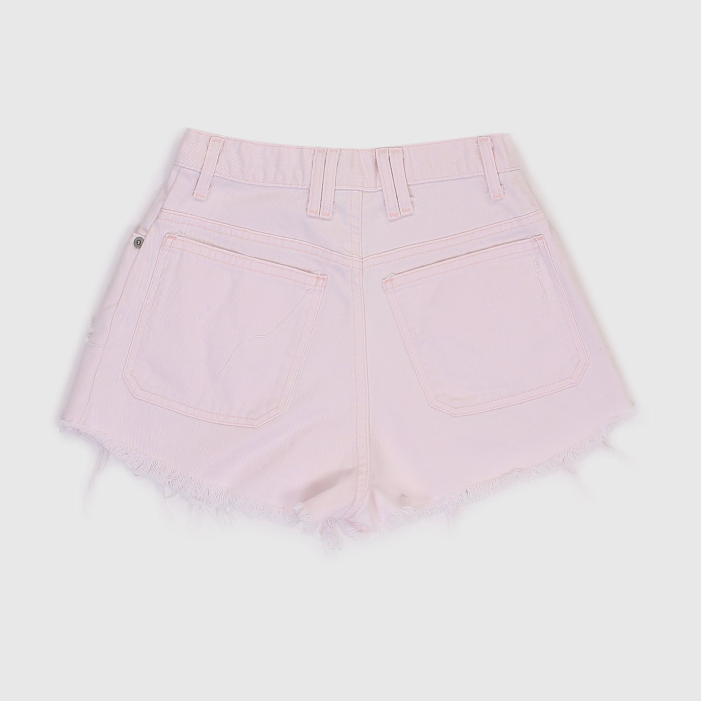 Vintage 90s Pastel Pink Distressed Shorts