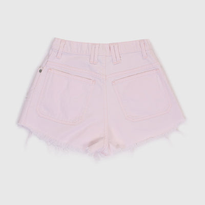 Vintage 90s Pastel Pink Distressed Shorts