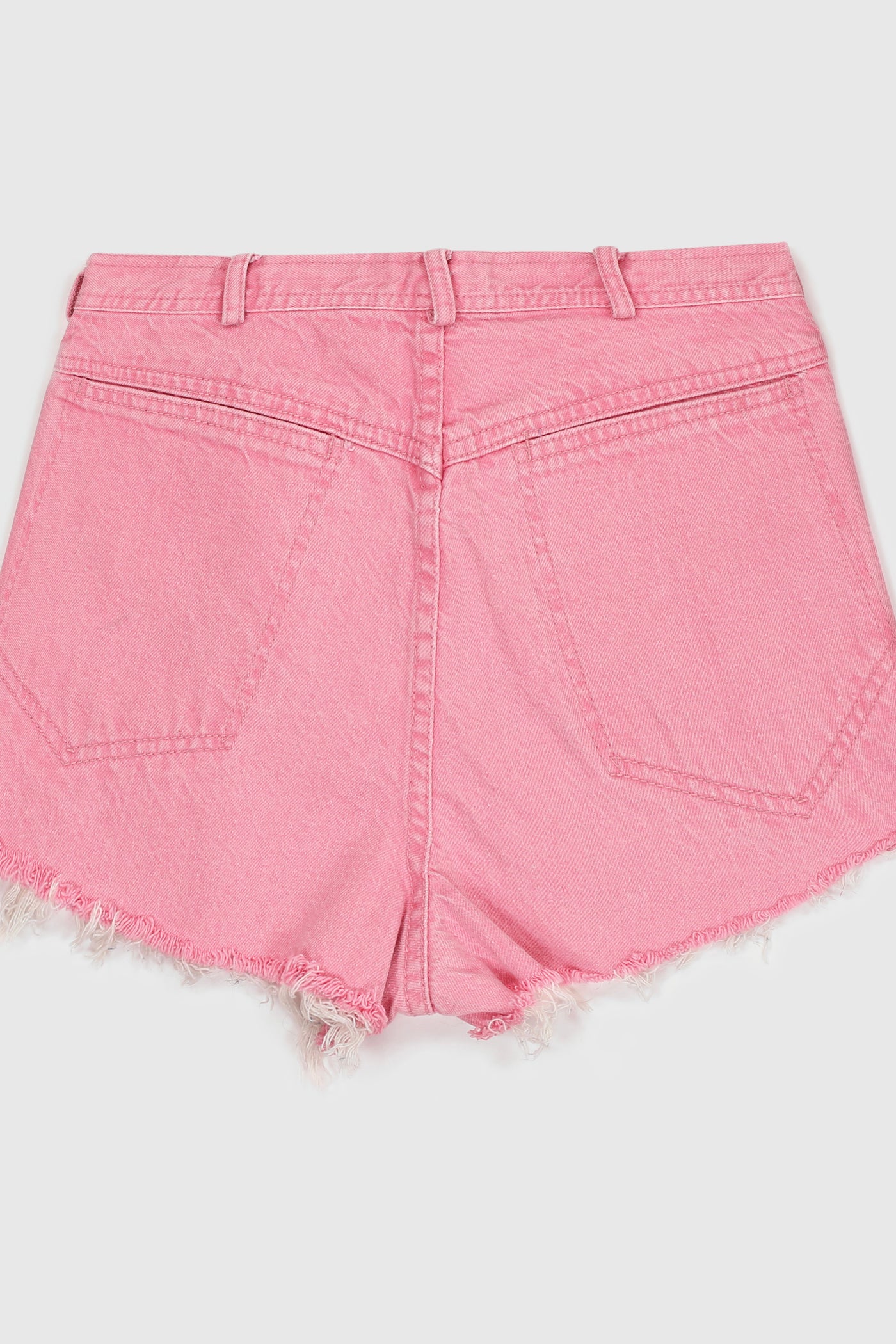 Vintage Pink Distressed Shorts