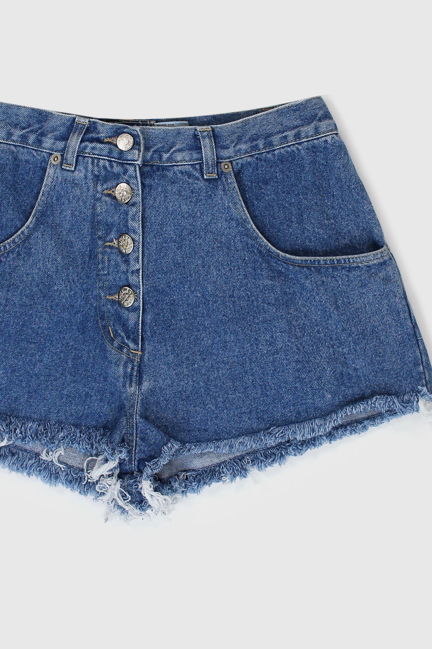 Vintage 90’s Button Up High Rise Medium Wash Shorts