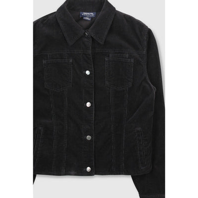 Vintage 90s Black Corduroy Jacket
