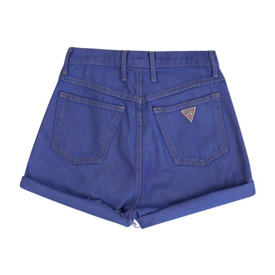 Vintage 90s Guess Purple Distressed Shorts