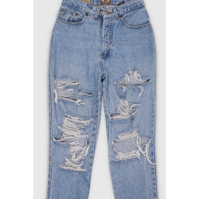 Vintage 90s Light Wash Distressed Jeans