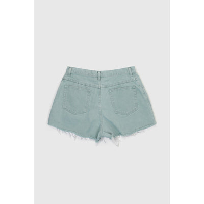 Vintage 90s Mint Green Distressed Shorts