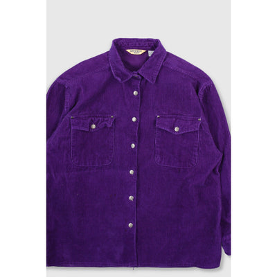 Vintage 90s Purple Corduroy Shirt
