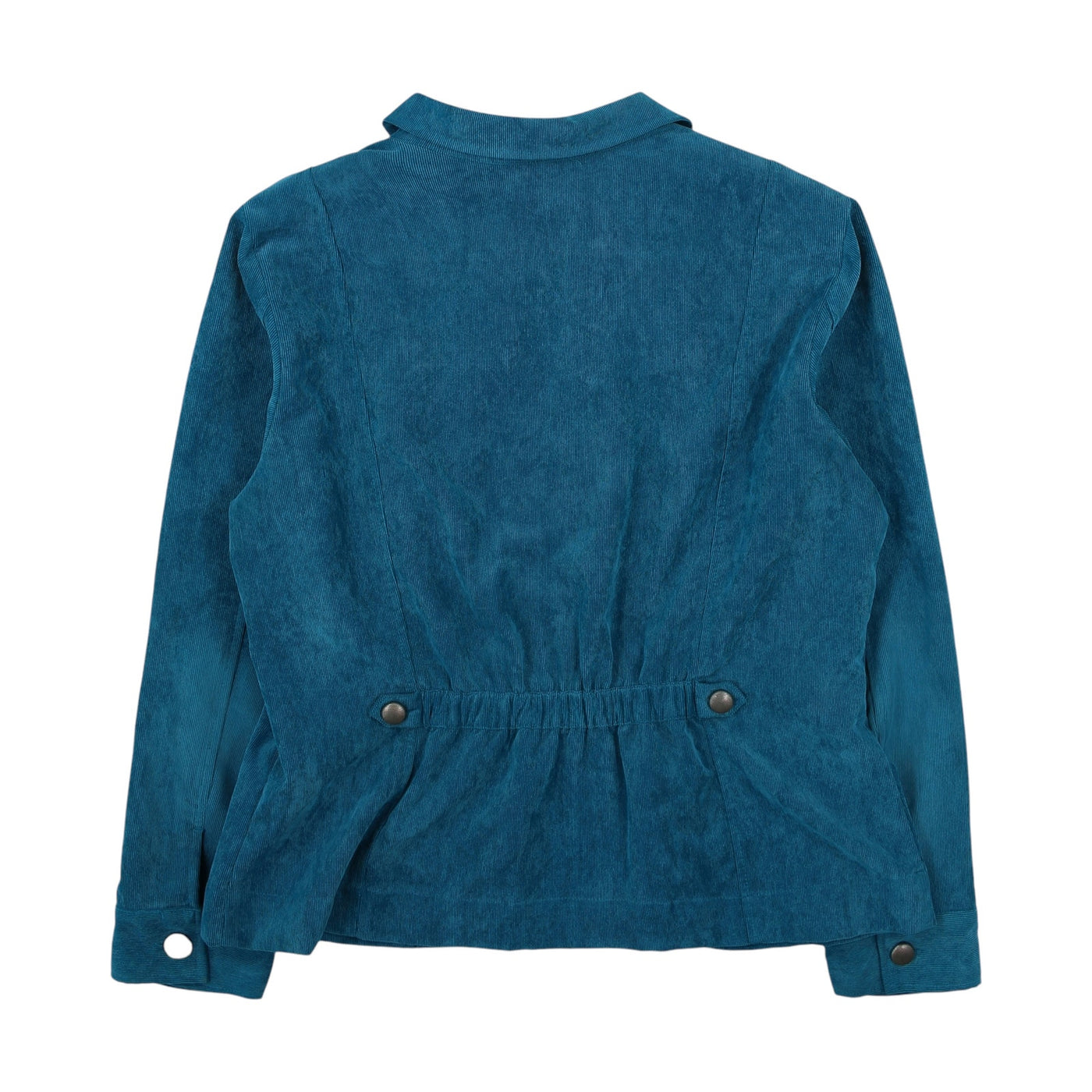 Vintage 90s Blue Corduroy Coat