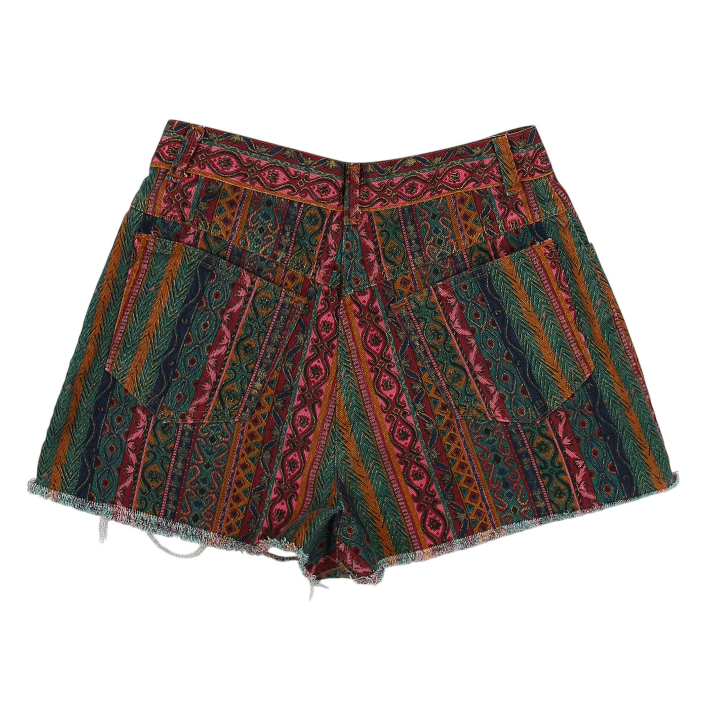 Vintage 90s Paisley Distressed Shorts