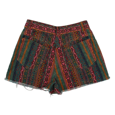 Vintage 90s Paisley Distressed Shorts