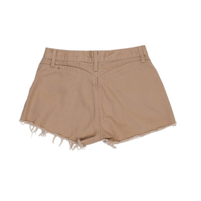 Vintage 90s Low-Mid Rise Khaki Distressed Shorts