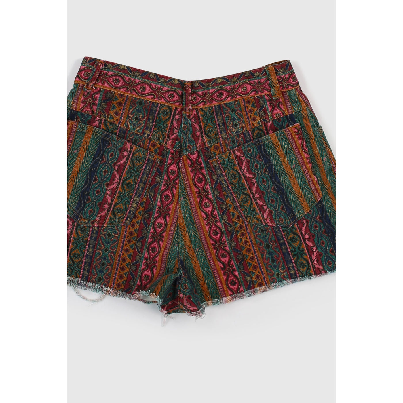 Vintage 90s Paisley Distressed Shorts