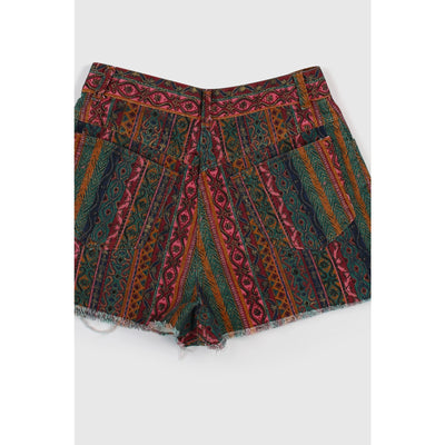 Vintage 90s Paisley Distressed Shorts