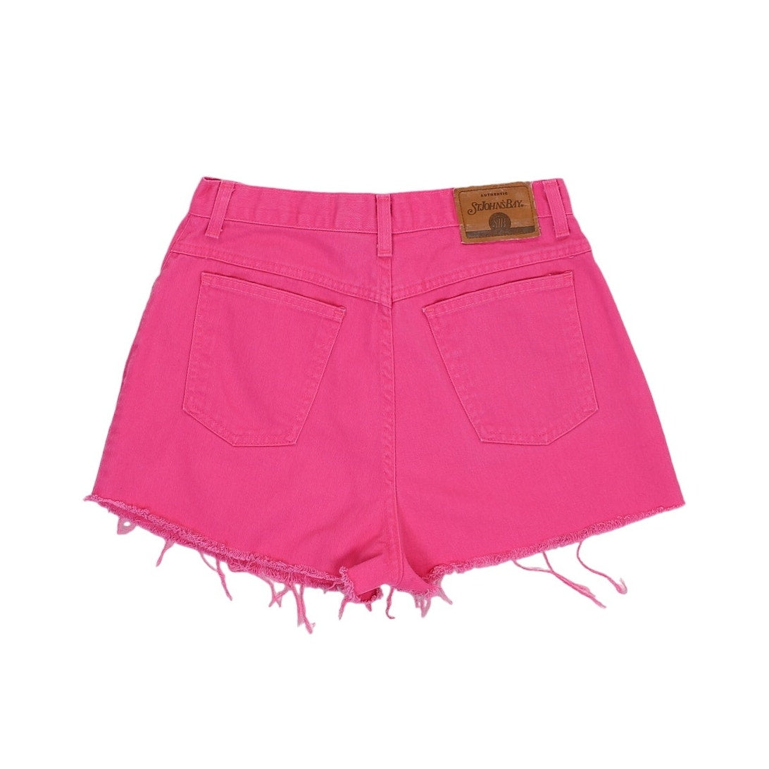 Vintage 90s Pink High Rise Distressed Shorts