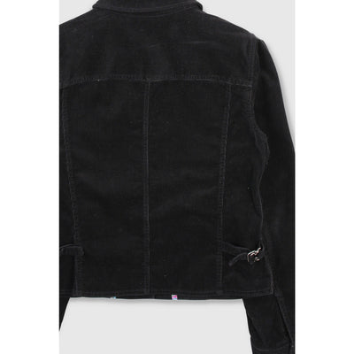 Vintage 90s Black Corduroy Jacket