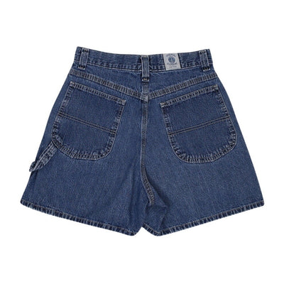 Vintage 90s Dark Wash Cargo Shorts