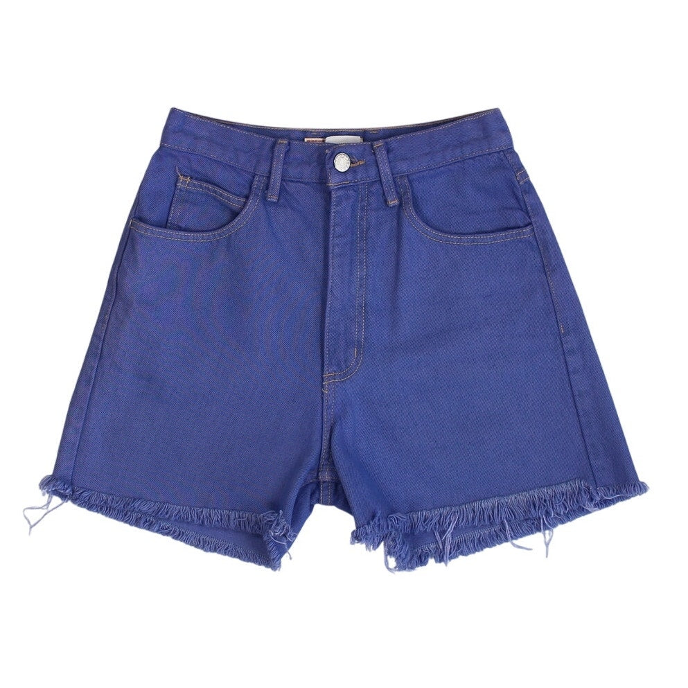 Vintage 90s Guess Purple Distressed Shorts