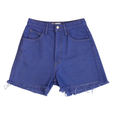 Vintage 90s Guess Purple Distressed Shorts