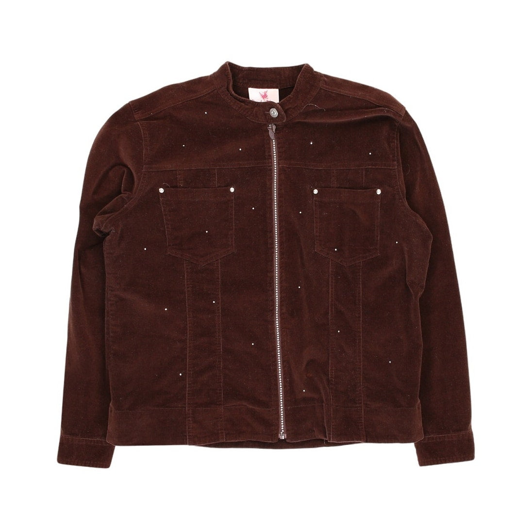 Vintage Y2K Brown Corduroy Jacket