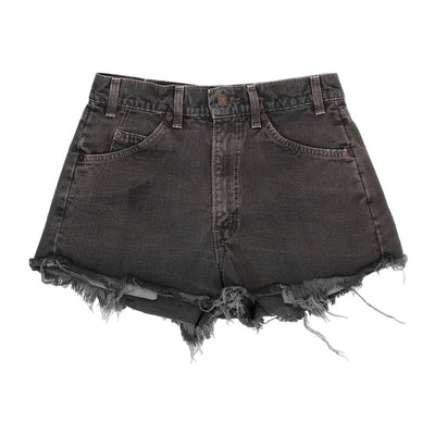 Vintage 90s Levi’s Grungy Black Distressed Shorts