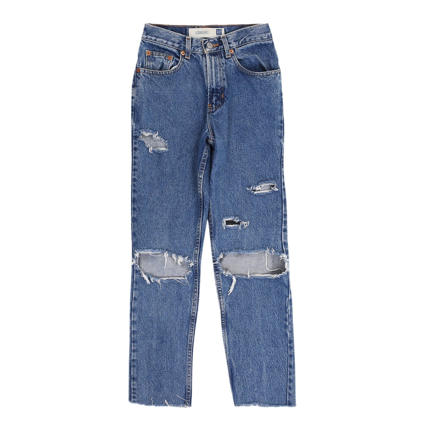 Vintage Y2K Distressed Medium Wash Jeans