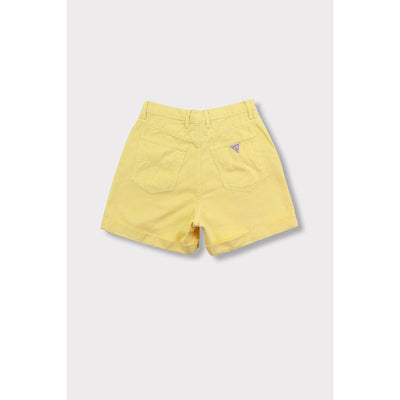 Vintage 90’s Guess Pastel Yellow High Rise Shorts
