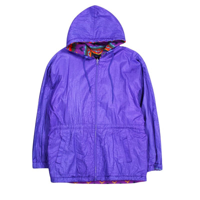 Vintage 90s Reversible Purple Windbreaker Jacket