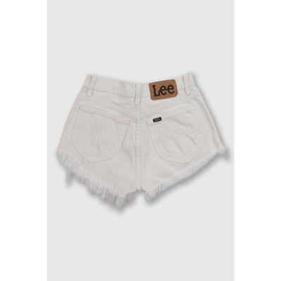 Vintage Y2K Lee’s White High Waisted Distressed Shorts