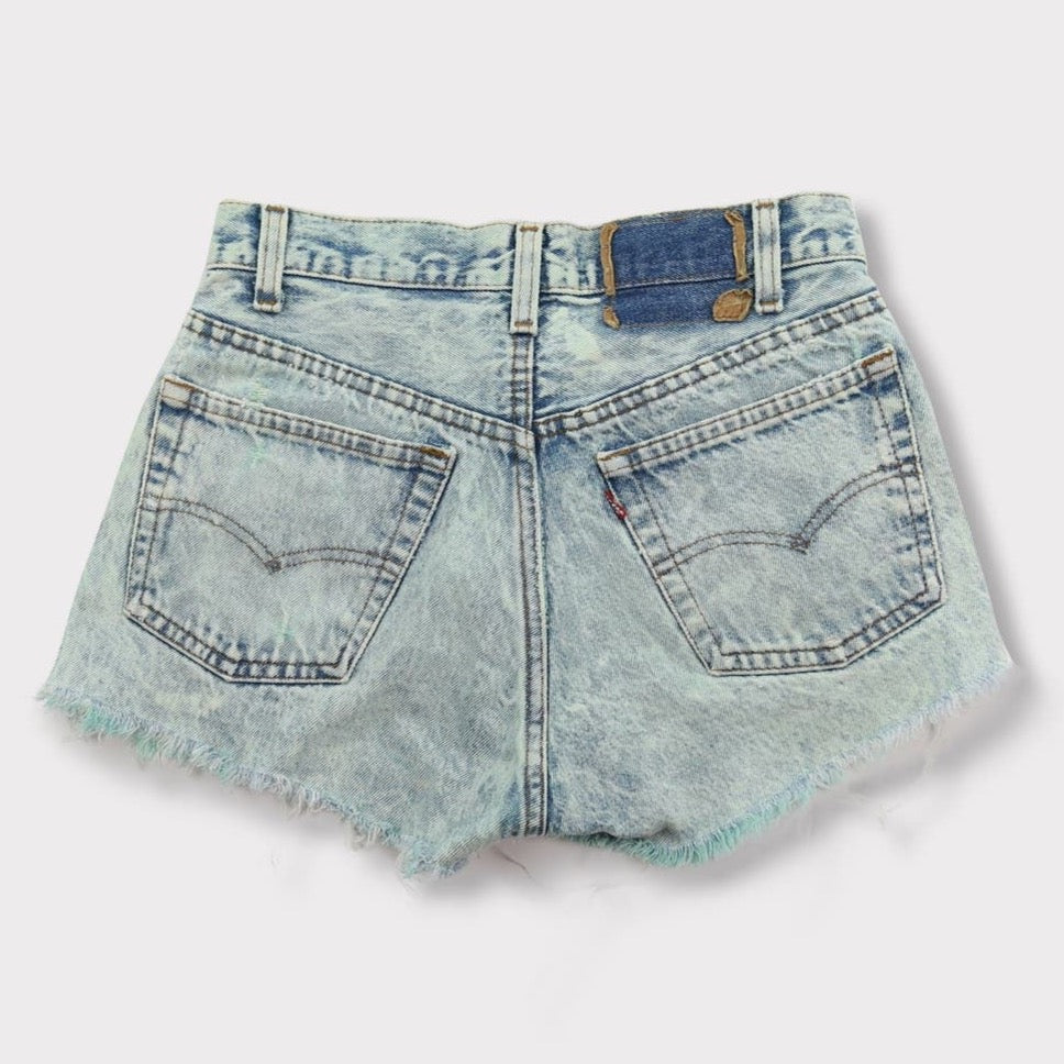 Vintage 90s Levi’s 501 Acid Wash Distressed Shorts