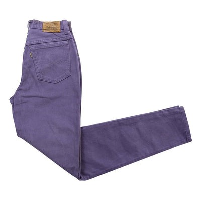 Vintage 90s Levi’s 900 Purple Wash High Waisted Jeans