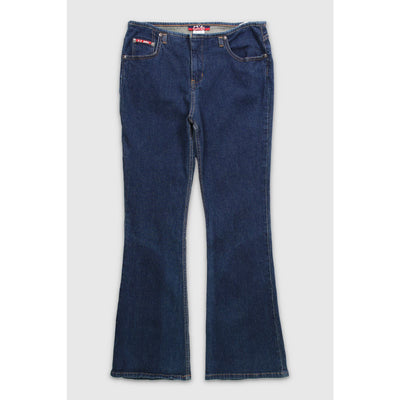 Vintage Y2K Low Rise Dark Wash Flared Jeans