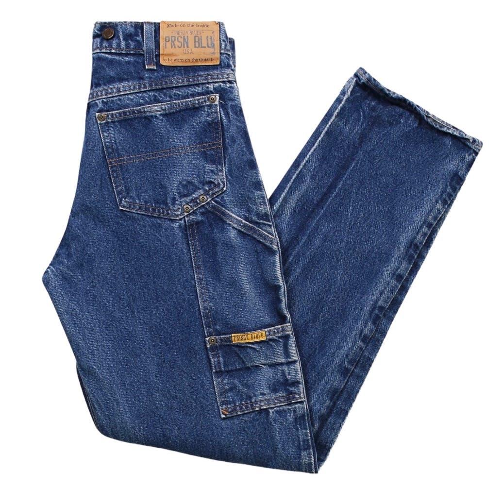 Vintage 90s Cargo Denim Jeans