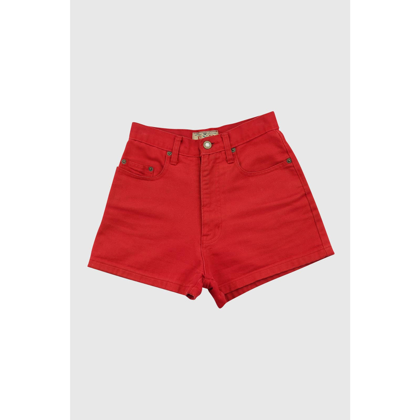 Vintage Express Red High Waisted Shorts