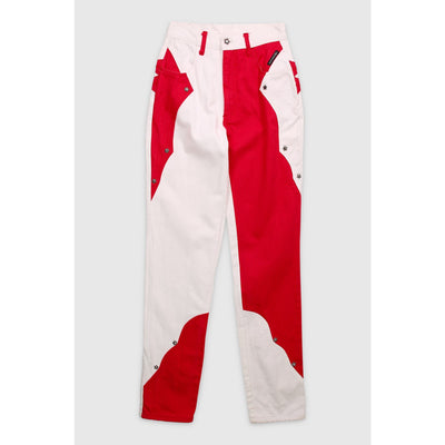 Vintage 90s Western Red and White Star Jeans