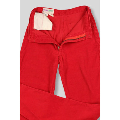 Vintage 90’s High Rise Red Corduroy Jeans