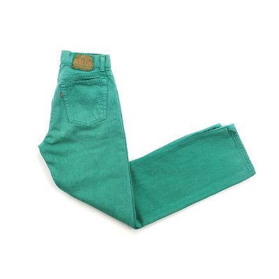 Vintage 29”/30” Levis 701 Mint Green Jeans