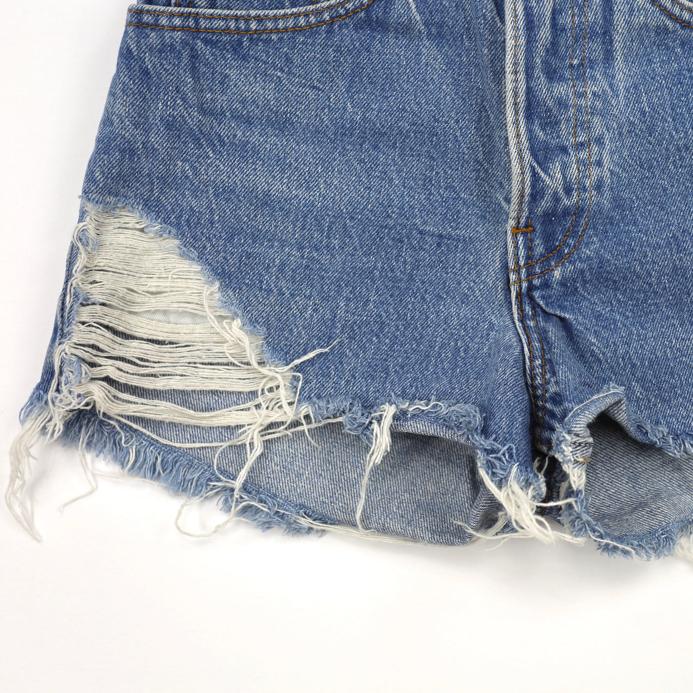 Vintage Levi's 501 Medium Wash Distressed Cut Off Shorts