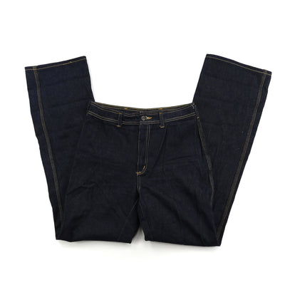 Vintage 30”/31” Shades Dark Wash Wide Leg Jeans