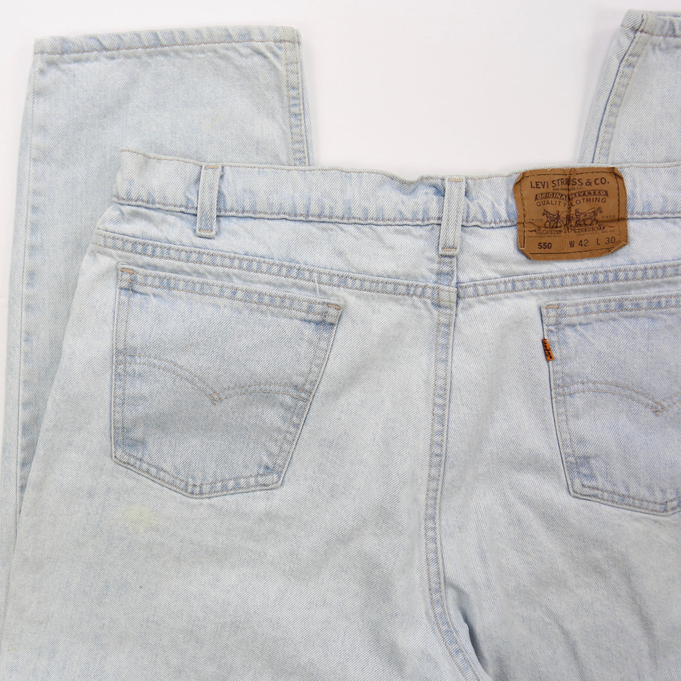 Vintage Plus Size 40"/42" Levis Light Wash High Waisted Jeans