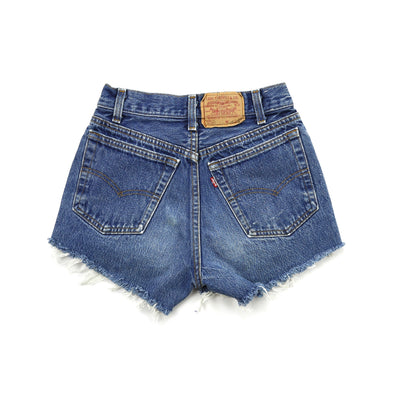 Vintage Levi's 501XX Dark Wash Lace Overlay Shorts