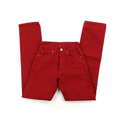 Deadstock 23”/24” Levis 501 Red Button Fly For Women Jeans