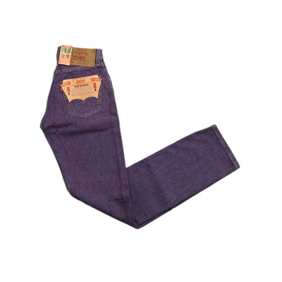 Vintage Levi’s 501 Deadstock Purple Button Fly Jeans 24"/25"