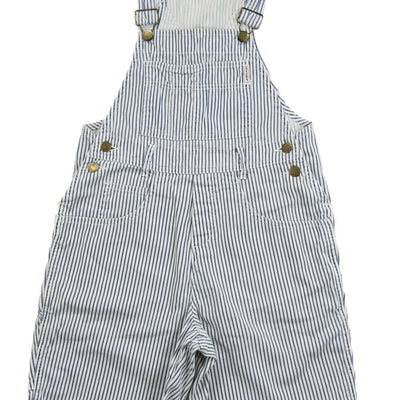 Vintage Guess Pin Striped Denim Overall Shorts