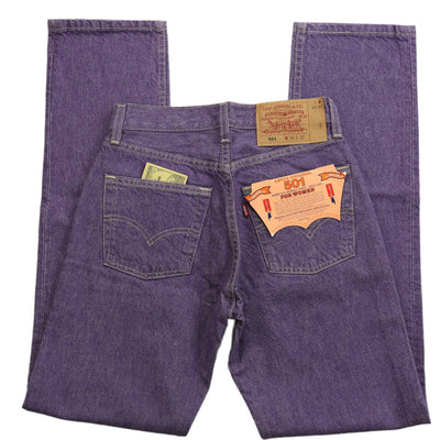 Vintage Levi’s 501 Deadstock Purple Button Fly Jeans
